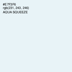 #E7F3F6 - Aqua Squeeze Color Image